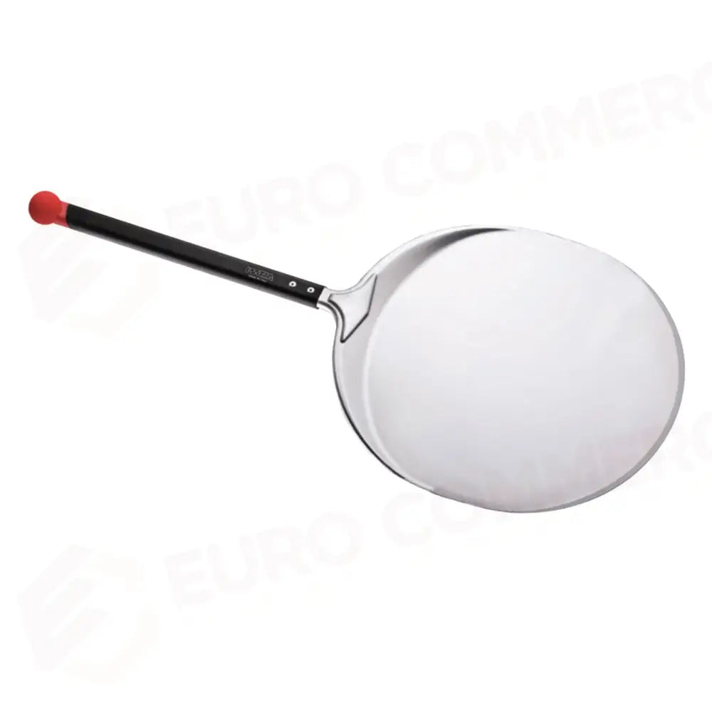 PALA PIZZA TONDA IN ALLUMINIO 33CM- MANICO CORTO-TOT.67CM - 235210 - PIAZZA - PALE PIZZA