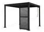 PANNELLO IN ALLUMINIO 93 CM CON LAMELLE ORIENTABILI PER PERGOLA TEXAS - ANTRACITE