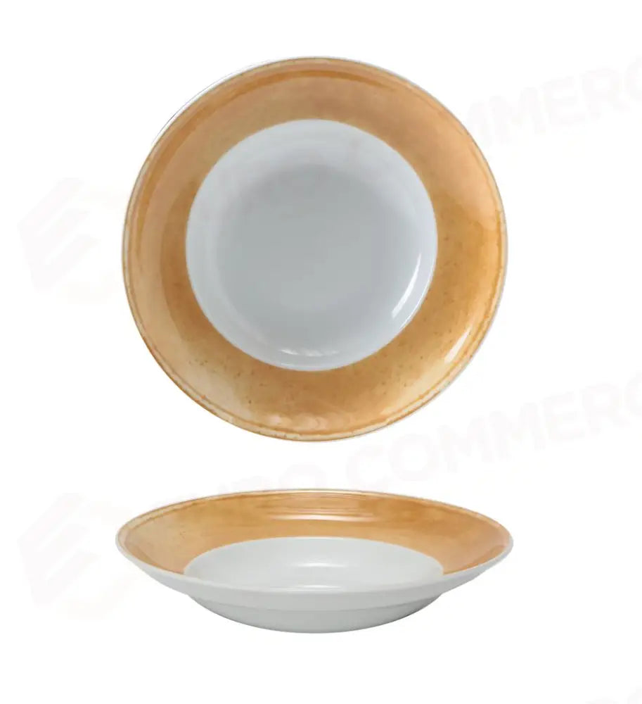 PASTA BOWL 27 CM MATIZ OCRA MEDRI - 13790043 - MEDRI