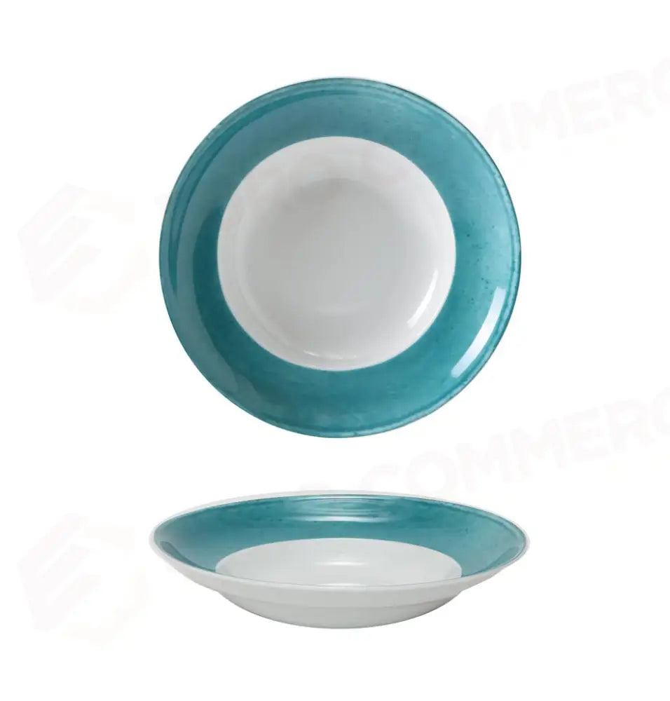 PASTA BOWL 27 CM MATIZ VERDE MEDRI - 13790025 - MEDRI