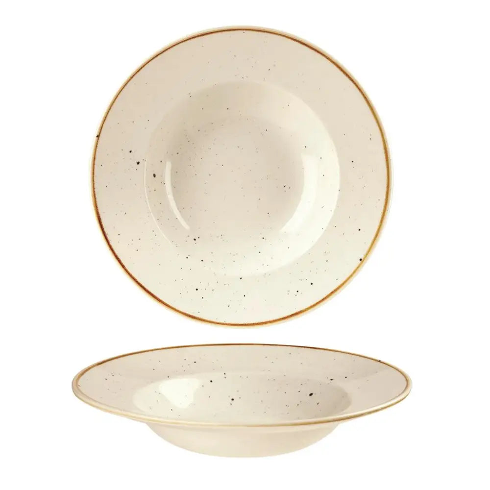 PASTA BOWL 28 CM STONECAST BARLEY WHITE SWHSVWBL1 CHURCHILL - 9780808 - MEDRI