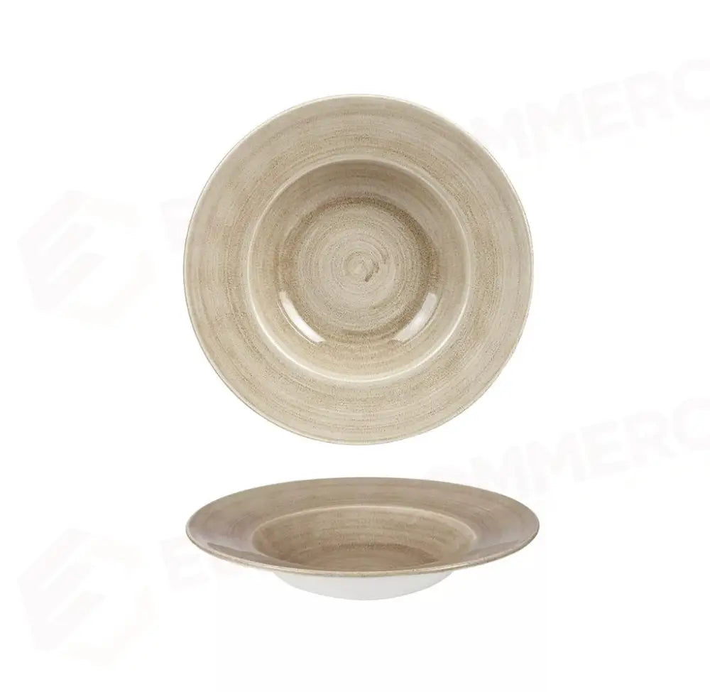 PASTA BOWL 28 CM STONECAST PATINA ANTIQUE TAUPE PAATVWBL1 CHURCHILL - 9781240 - MEDRI