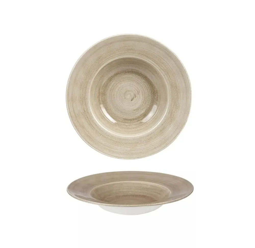 PASTA BOWL 28 CM STONECAST PATINA ANTIQUE TAUPE PAATVWBL1 CHURCHILL - 9781240 - MEDRI