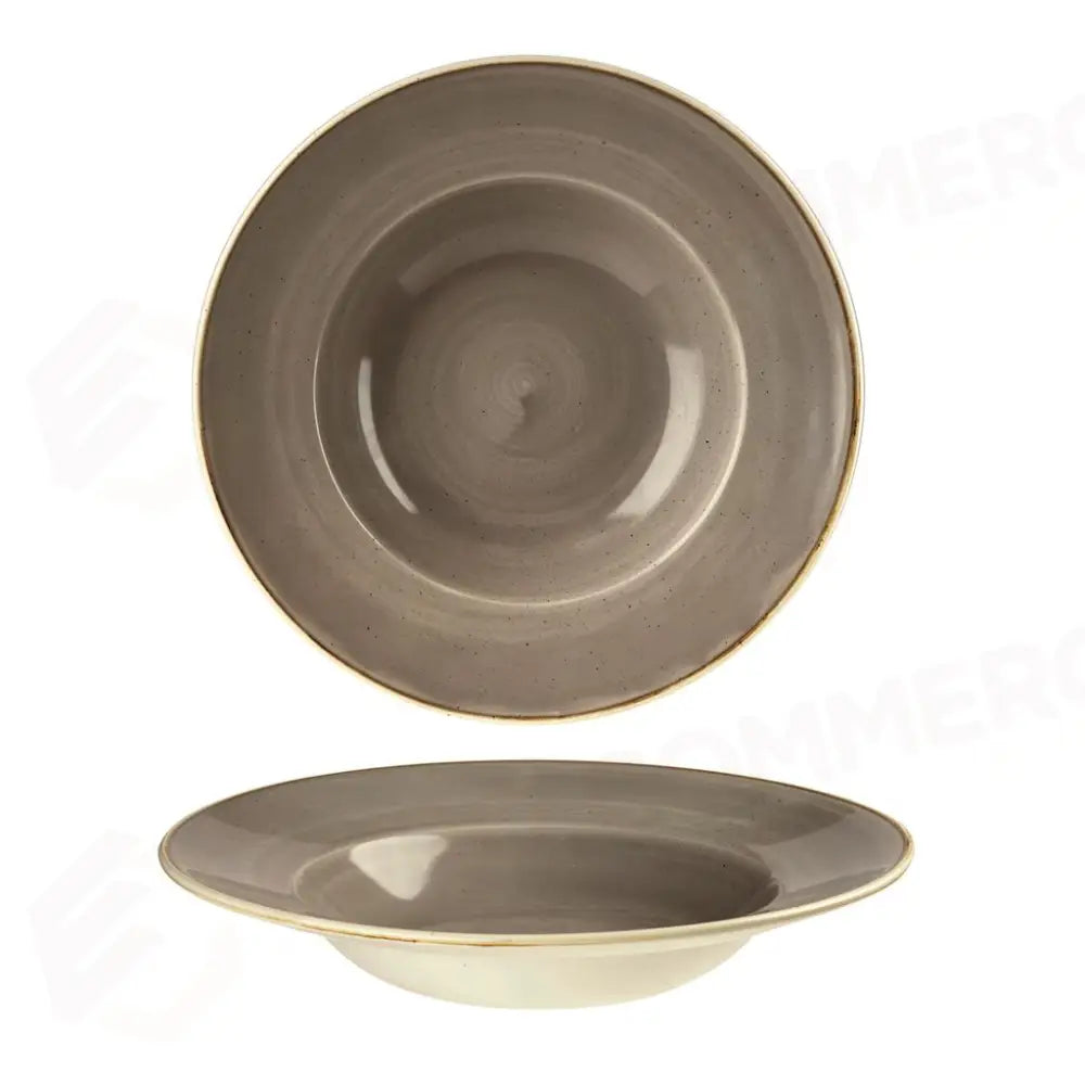 PASTA BOWL 28 CM STONECAST PEPPERCORN GREY SPGSVWBL1 CHURCHILL - 9780810 - MEDRI