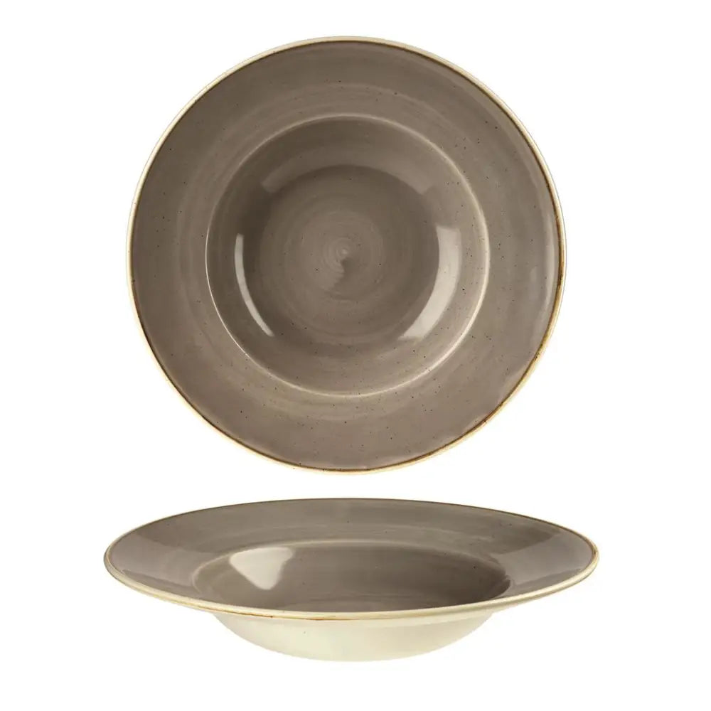 PASTA BOWL 28 CM STONECAST PEPPERCORN GREY SPGSVWBL1 CHURCHILL - 9780810 - MEDRI