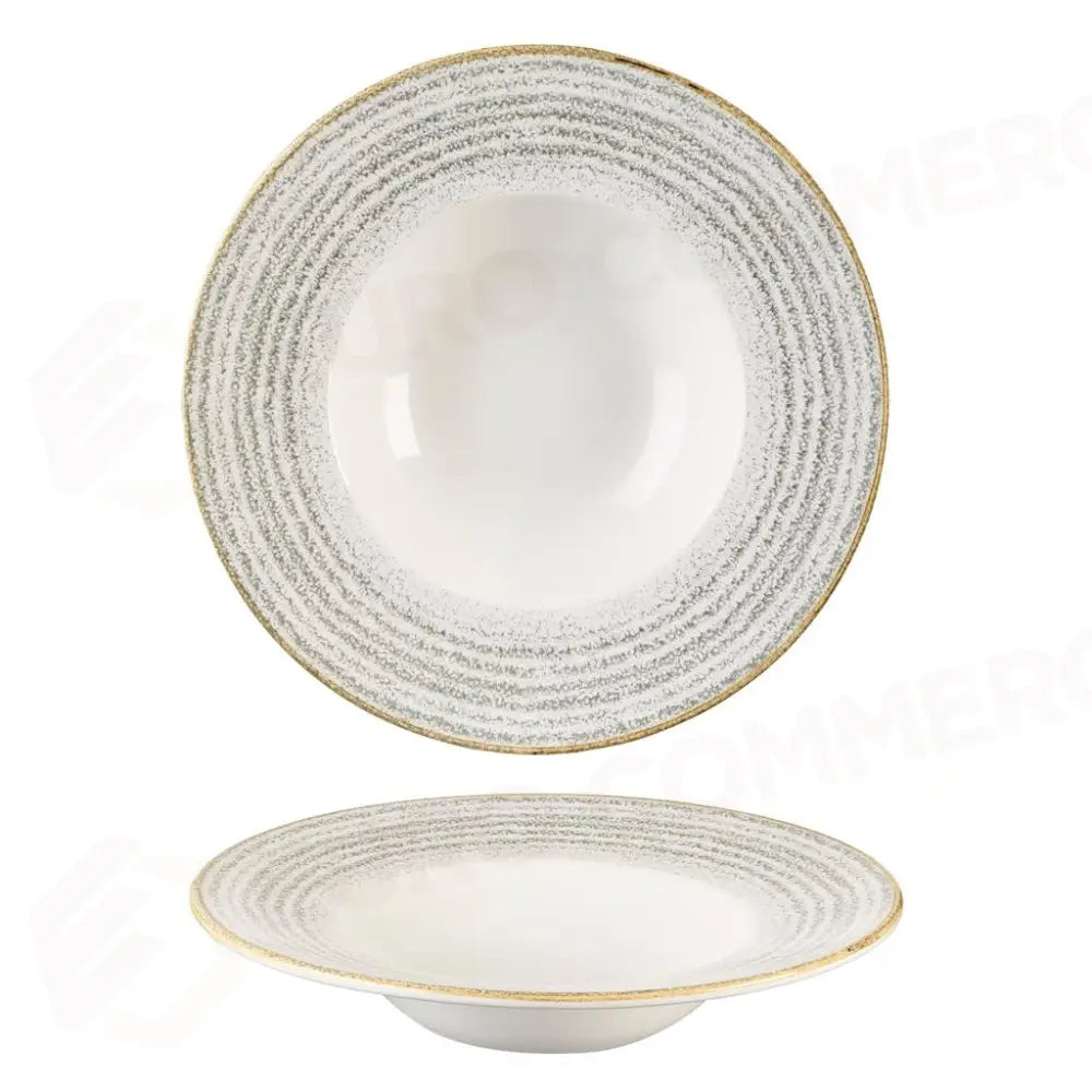 PASTA BOWL 28 CM STUDIO PRINTS HOMESPUN STONE GREY SPSGVWBL1 CHURCHILL - 9780887 - MEDRI