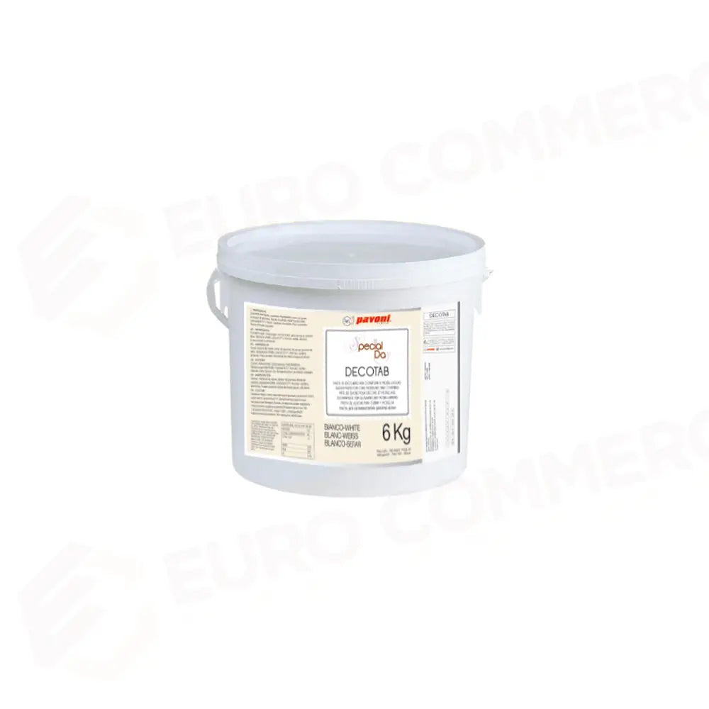 PASTA DI ZUCCHERO 6 KG - DECOTAB - PAVONI ITALIA - ATTREZZATURA PROFESSIONALE