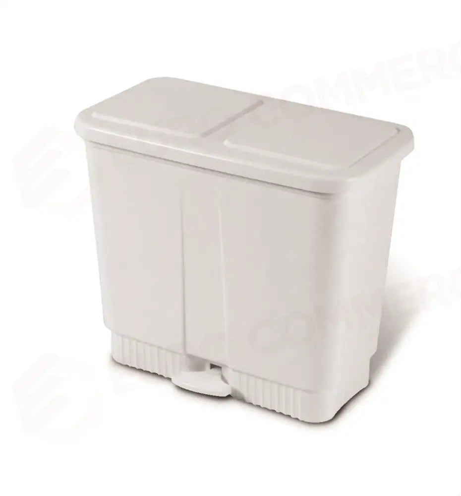 PATTUMIERA A PEDALE 26X45 CM BIANCO ECO 4215 GIGANPLAST - 1190319 - MEDRI