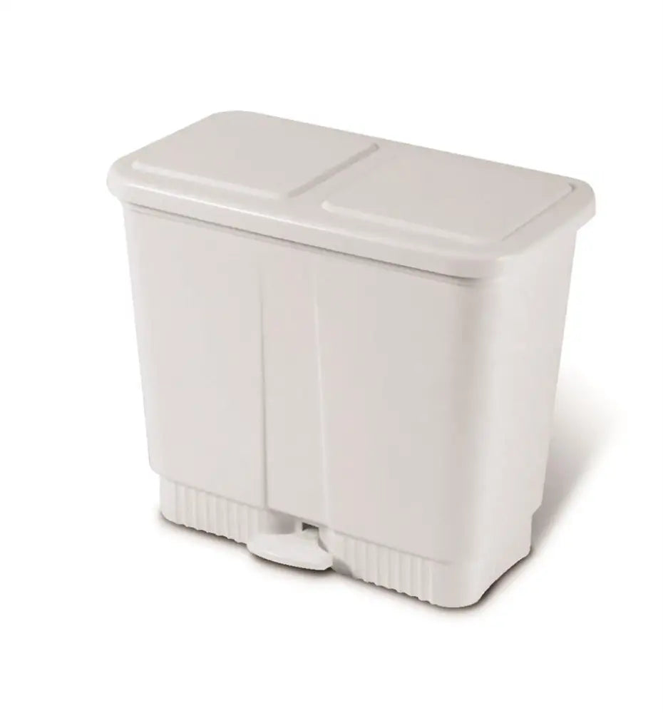 PATTUMIERA A PEDALE 26X45 CM BIANCO ECO 4215 GIGANPLAST - 1190319 - MEDRI