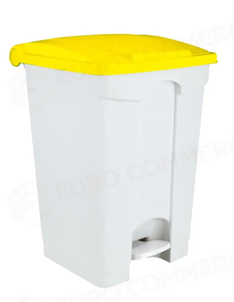 PATTUMIERA A PEDALE CON COPERCHIO 45 LT BIANCO/GIALLO CONTITOP 101456 MEDIAL - 1830226 - MEDRI
