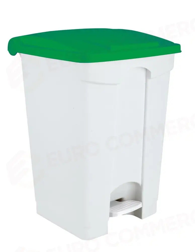 PATTUMIERA A PEDALE CON COPERCHIO 45 LT BIANCO/VERDE CONTITOP 101458 MEDIAL - 1830228 - MEDRI