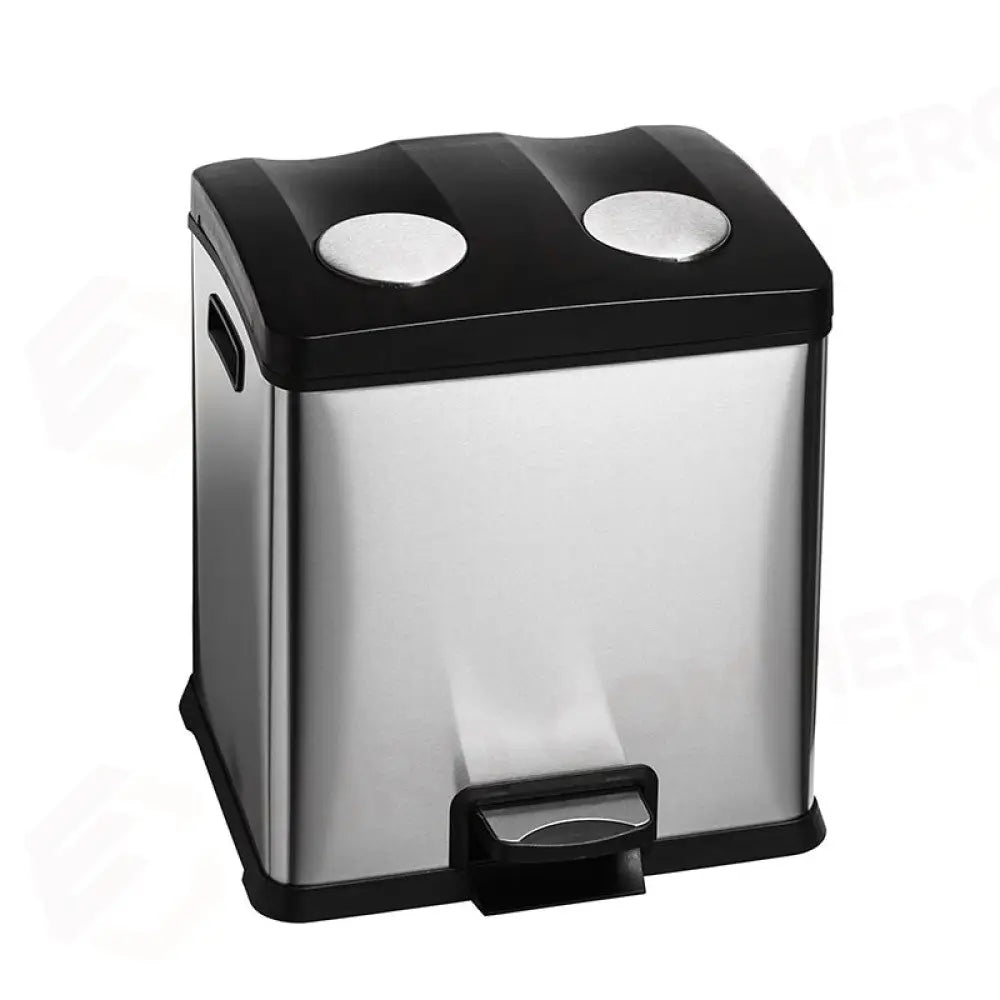 PATTUMIERA PER RACCOLTA DIFFERENZIATA LT 2X12 - 2560 - METALCARRELLI - CARRELLI
