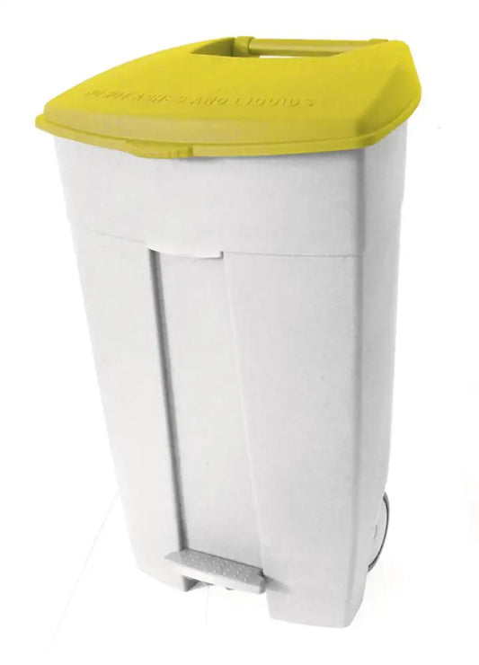 PATTUMIERA RACCOLTA DIFFERENZIATA 120 LT GIALLO CONTIPLAST 102036 MEDIAL - 1830122 - MEDRI