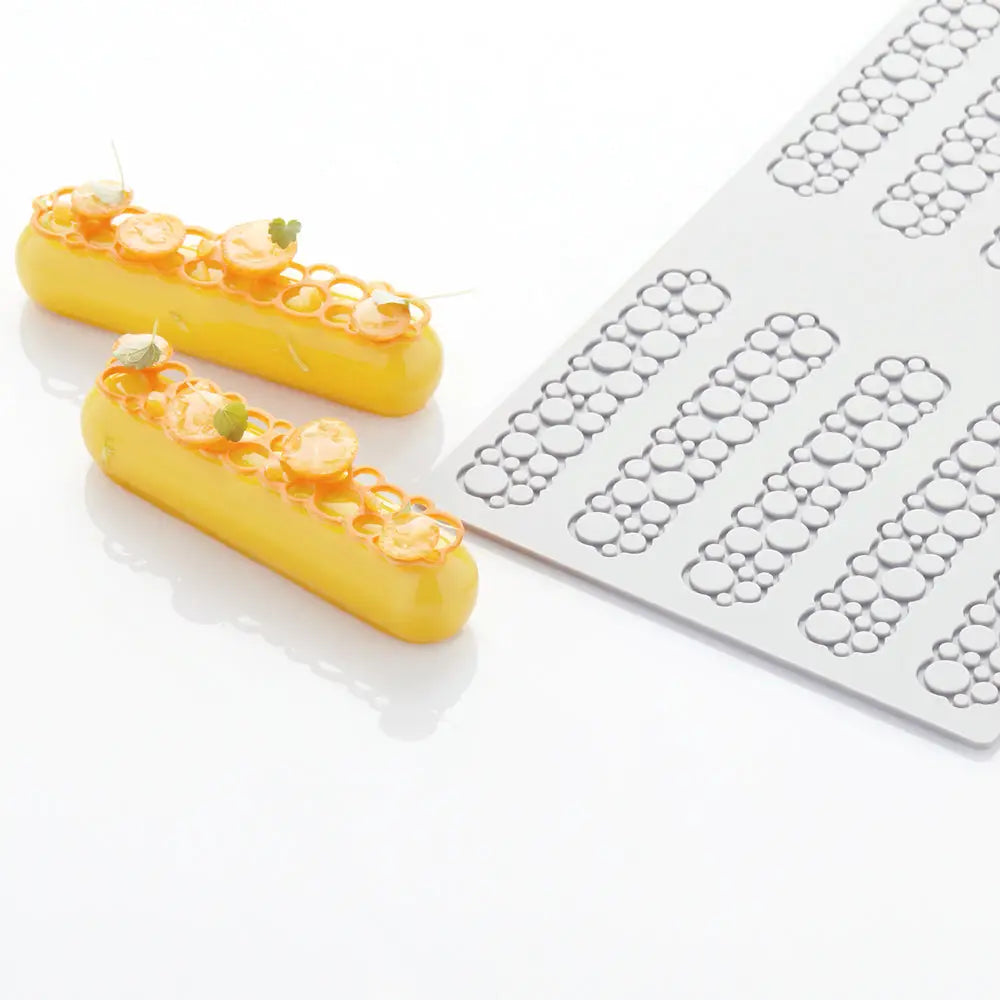 PAVODECOR STAMPO IN SILICONE CERCHI 300X175 MM 10 IMPRONTE - MM 120X25XH 2 - PR006S - PAVONI ITALIA - STAMPI