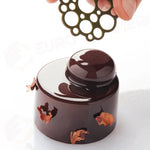 PAVODECOR STAMPO IN SILICONE CERCHI 300X175 MM 15 IMPRONTE - MM Ø 50XH 2 - PR005S - PAVONI ITALIA - STAMPI