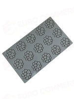 PAVODECOR STAMPO IN SILICONE MEZZELUNE CUORI 300X175 MM 15 IMPRONTE - MM Ø 50XH 2 - PR008S - PAVONI ITALIA - STAMPI