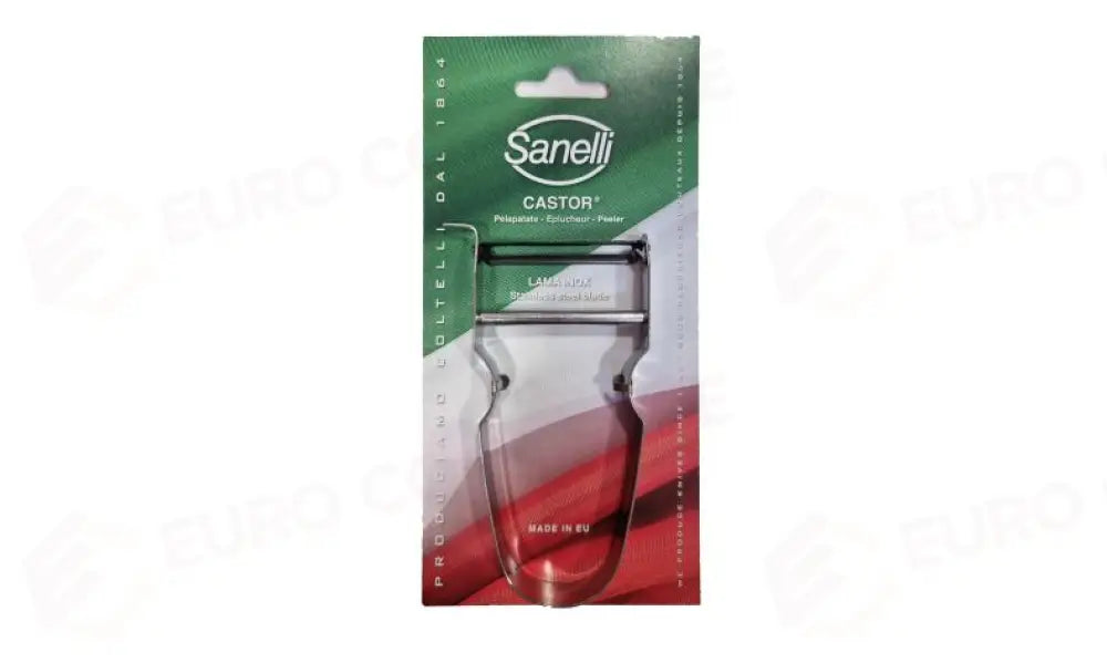 PELAPATATE CASTOR CARTONCINO SINGOLO LAMA INOX ACCESSORI PROFESSIONALI - 347100C - SANELLI - COLTELLERIA