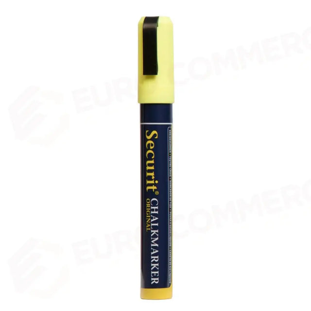 MARQUEUR POUR TABLEAU NOIR MOYEN, MARQUEUR CRAIE JAUNE SMA510-YE SECURIT - 13800042 - MEDRI
