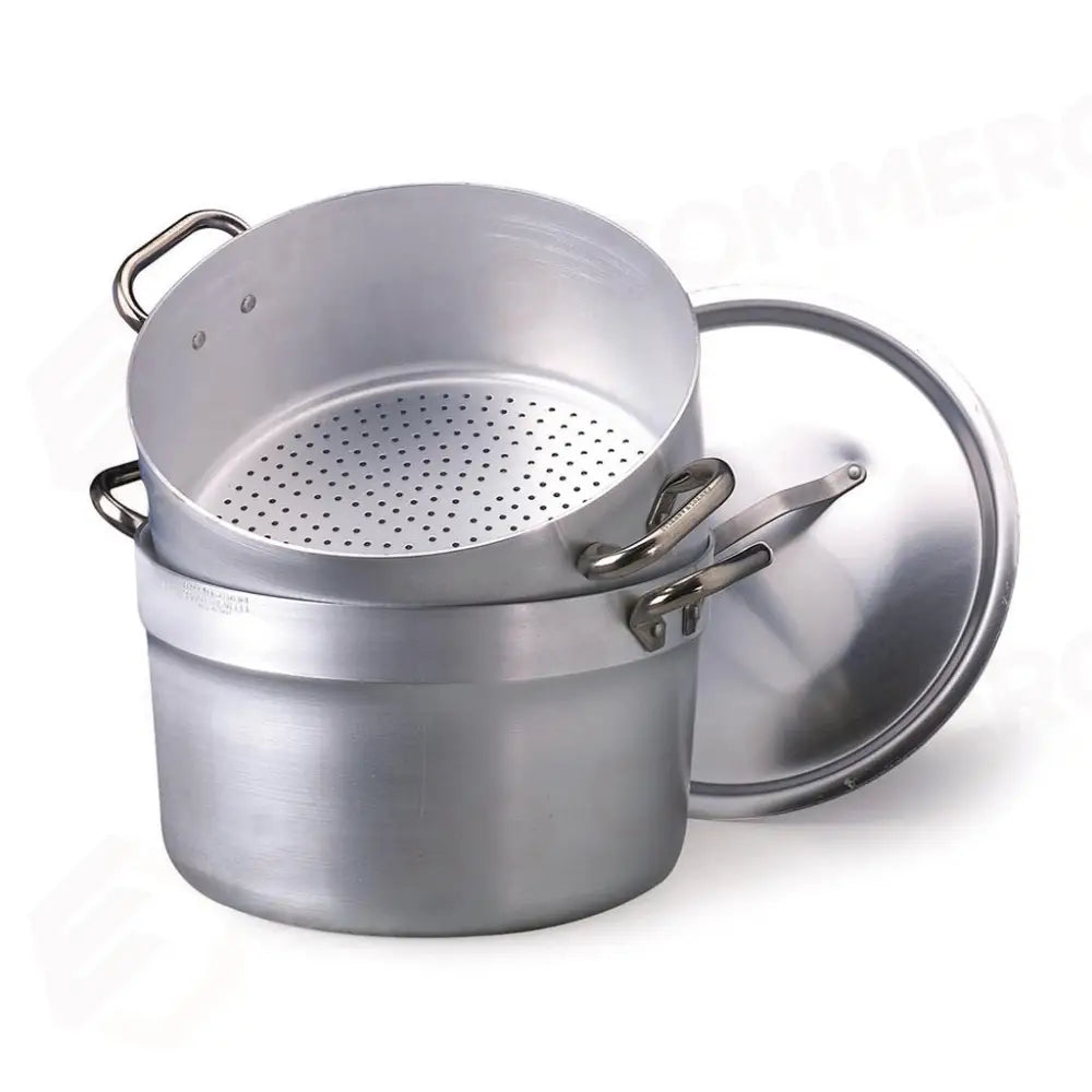 PENTOLA CUOCIVERDURA CON COPERCHIO 32 CM ALLUMINIO 152 - 3 MM ALMA152 AGNELLI - 0070514 - MEDRI