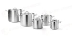 PENTOLA DA STUFATO ALTA - CON COPERCHIO HENDI KITCHEN LINE 32L Ø360X(H)320MM - 837139