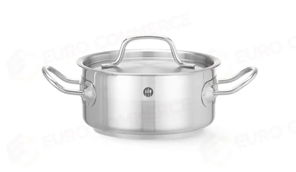 PENTOLA PER STUFATO BASSA - CON COPERCHIO PROFI LINE 1,5L Ø160X(H)75MM - HENDI