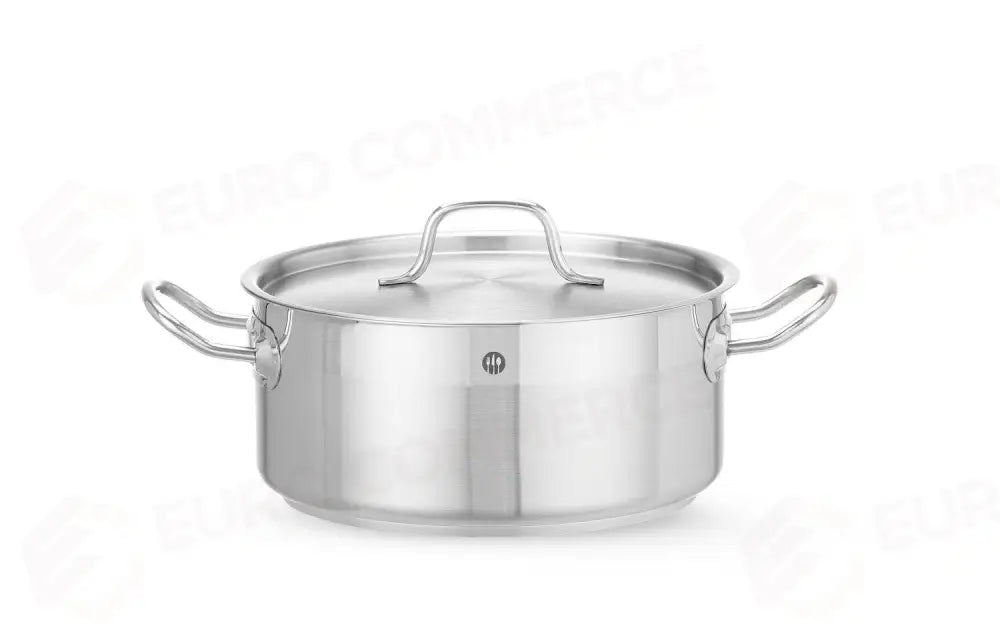 PENTOLA PER STUFATO BASSA - CON COPERCHIO PROFI LINE 4,8L Ø240X(H)105MM - HENDI