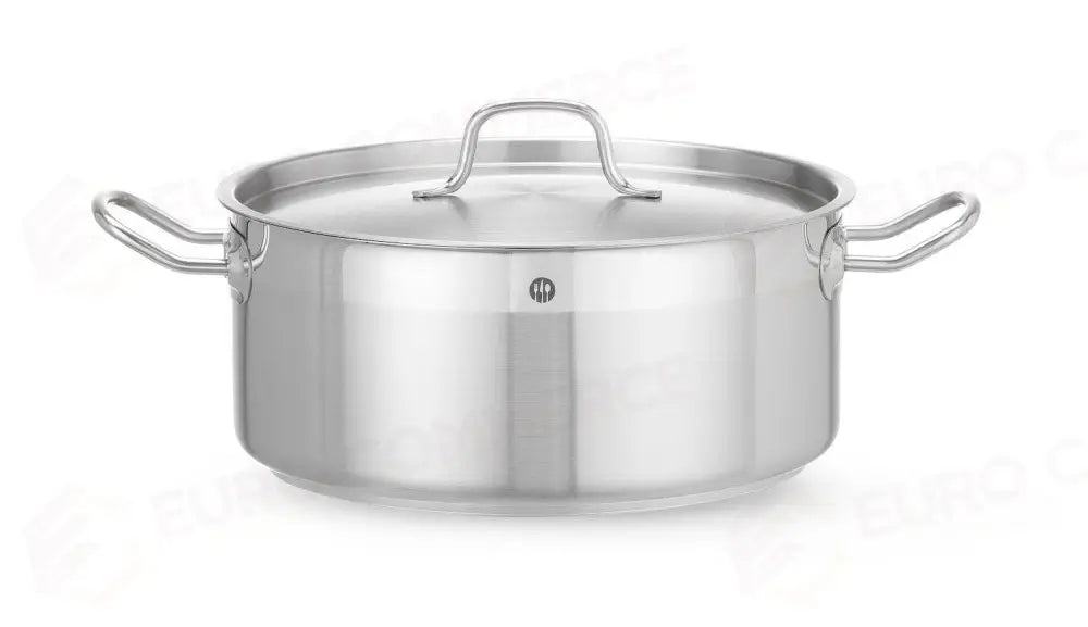 PENTOLA PER STUFATO BASSA - CON COPERCHIO PROFI LINE 7,5L Ø280X(H)120MM - HENDI