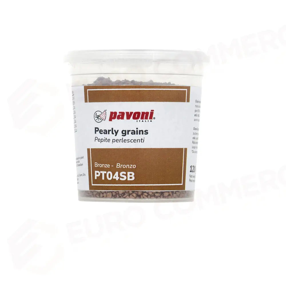PEPITE PERLESCENTI DI CIOCCOLATO 120 G - COLOR BRONZO - PT04SB - PAVONI ITALIA - ATTREZZATURA PROFESSIONALE