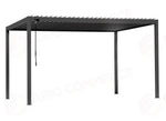 PERGOLA NEW MEXICO IN ALLUMINIO E ACCIAIO 3×4 - ANTRACITE