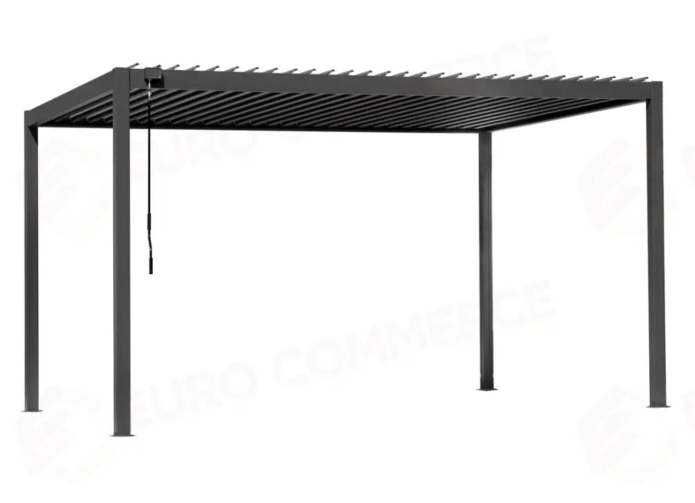 PERGOLA NEW MEXICO IN ALLUMINIO E ACCIAIO 3×4 - ANTRACITE