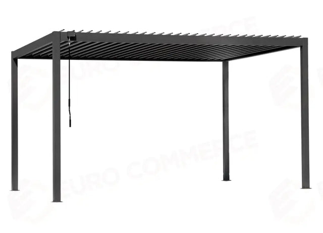 PERGOLA NEW MEXICO IN ALLUMINIO E ACCIAIO 3×4 - ANTRACITE GAZ519G - GREENWOOD