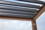 PERGOLA TEXAS IN ALLUMINIO 3×3 - EFFETTO LEGNO