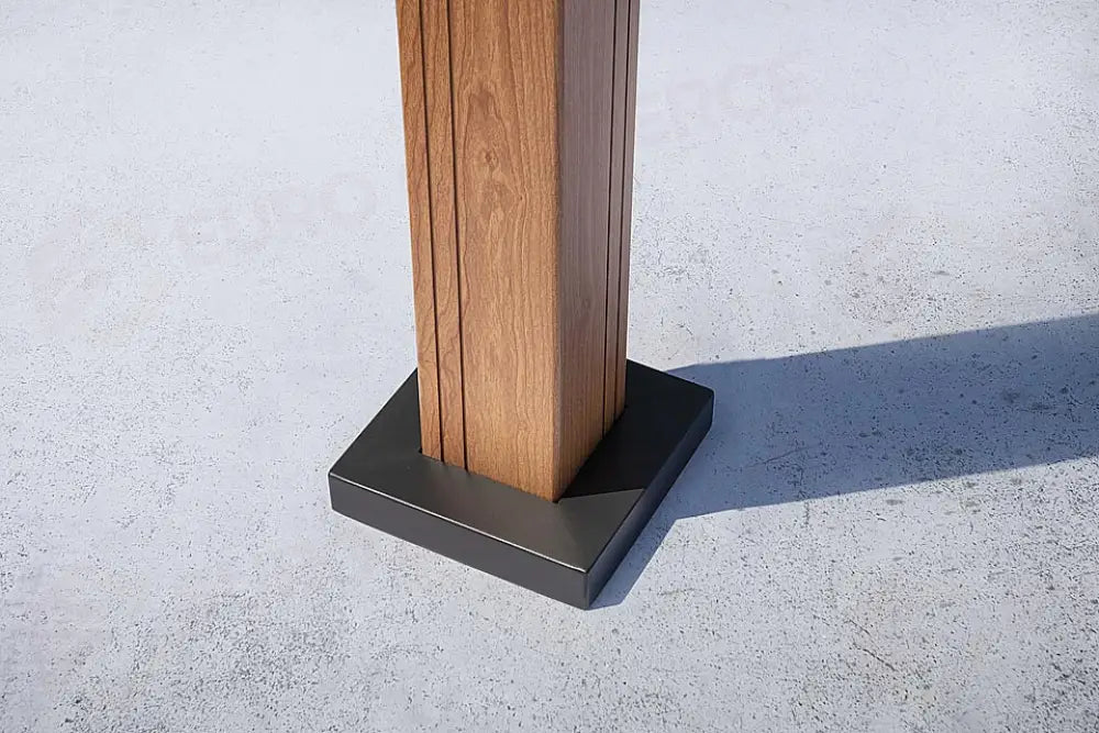 PERGOLA TEXAS IN ALLUMINIO 3×3 - EFFETTO LEGNO