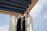 PERGOLA TEXAS IN ALLUMINIO 3×3 - EFFETTO LEGNO