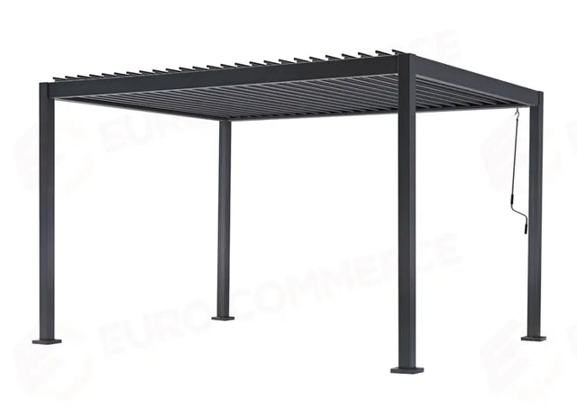PERGOLA TEXAS IN ALLUMINIO 3×4 - ANTRACITE GAZ525G - GREENWOOD