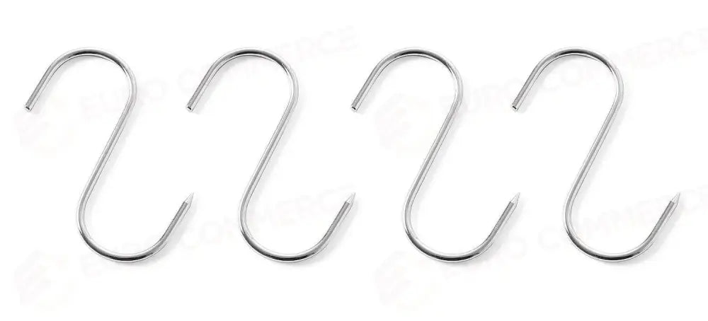 SET 4 PEZZI GANCI PER CARNE - 4 PEZZI 4 PEZZI 150X6MM - HENDI