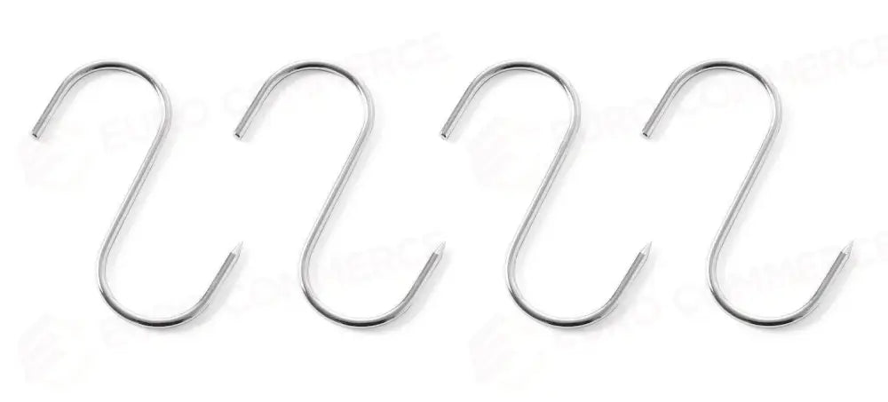 SET 4 PEZZI GANCI PER CARNE - 4 PEZZI 4 PEZZI 90X4MM - HENDI