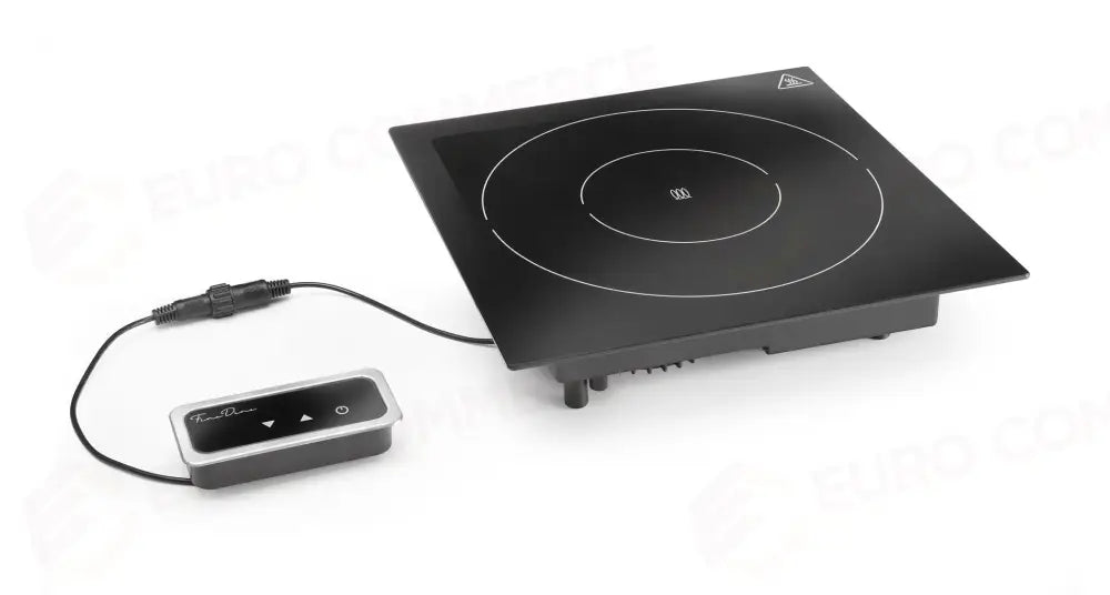 PIANO CALDO AD INDUZIONE 1000W FINE DINE NERO 230V/1000W 350X397X(H)85MM - 239551