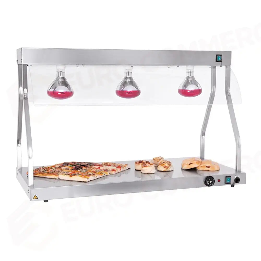 PIANO CALDO CON LAMPADE A INFRAROSSI GN 3/1 - 9568 - METALCARRELLI - CARRELLI