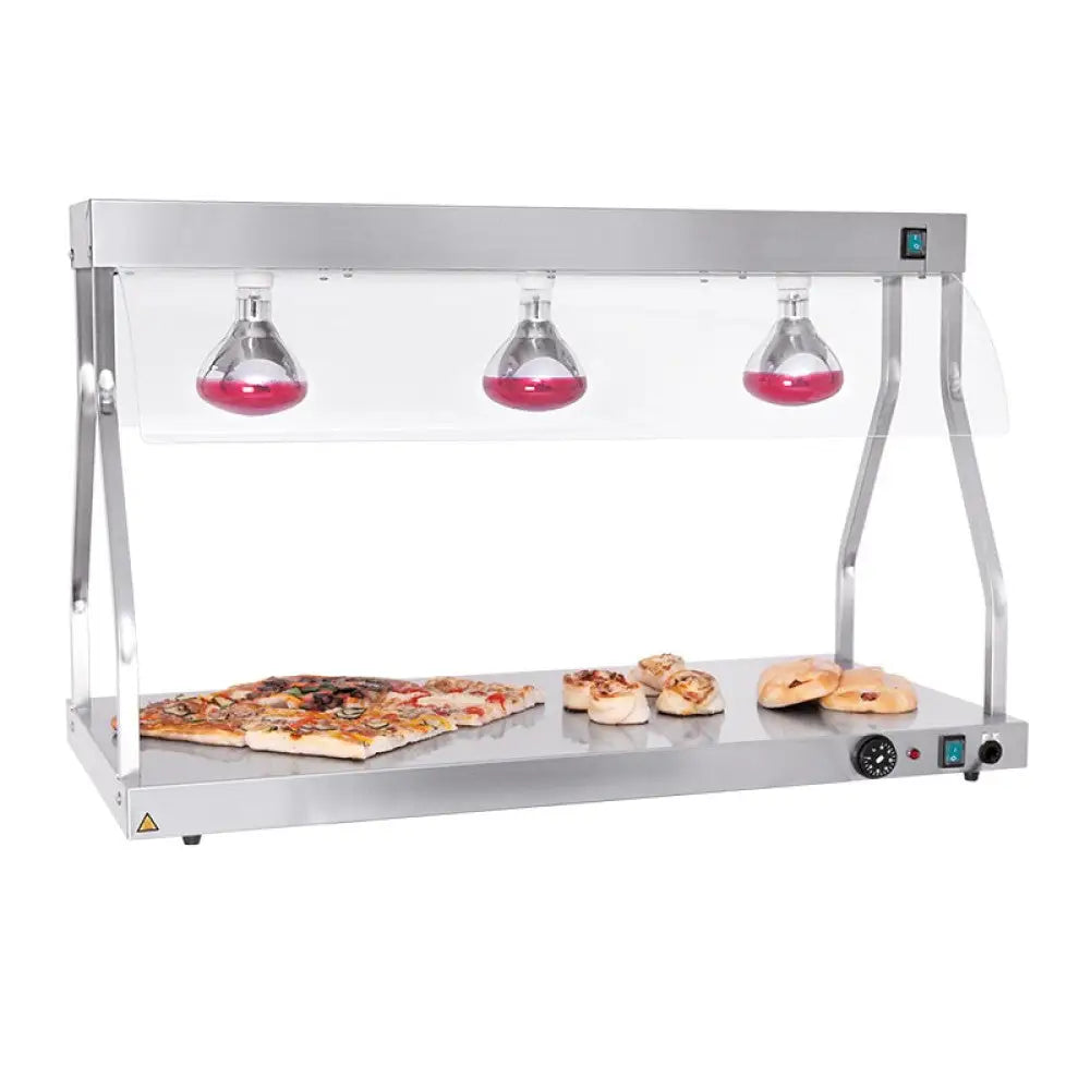 PIANO CALDO CON LAMPADE A INFRAROSSI GN 3/1 - 9568 - METALCARRELLI - CARRELLI