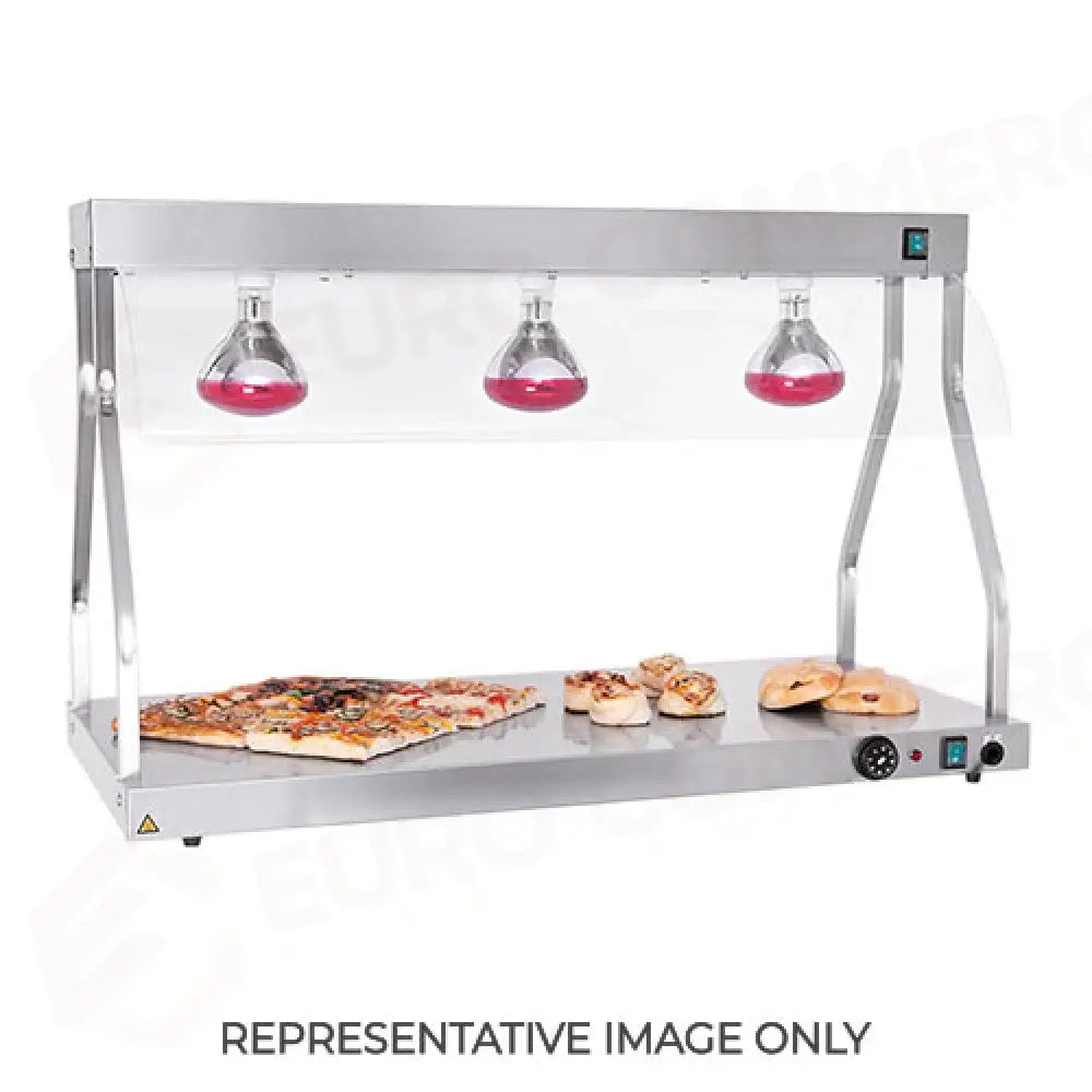 PIANO CALDO CON LAMPADE A INFRAROSSI GN 4/1 - 9570 - METALCARRELLI - CARRELLI
