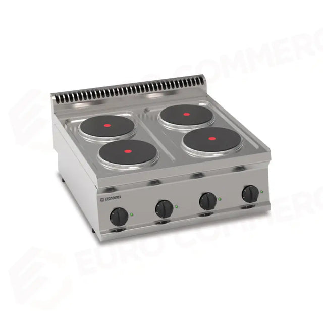 700 ELECTRIC 4ROUND HOB - 616006 - TECNOINOX