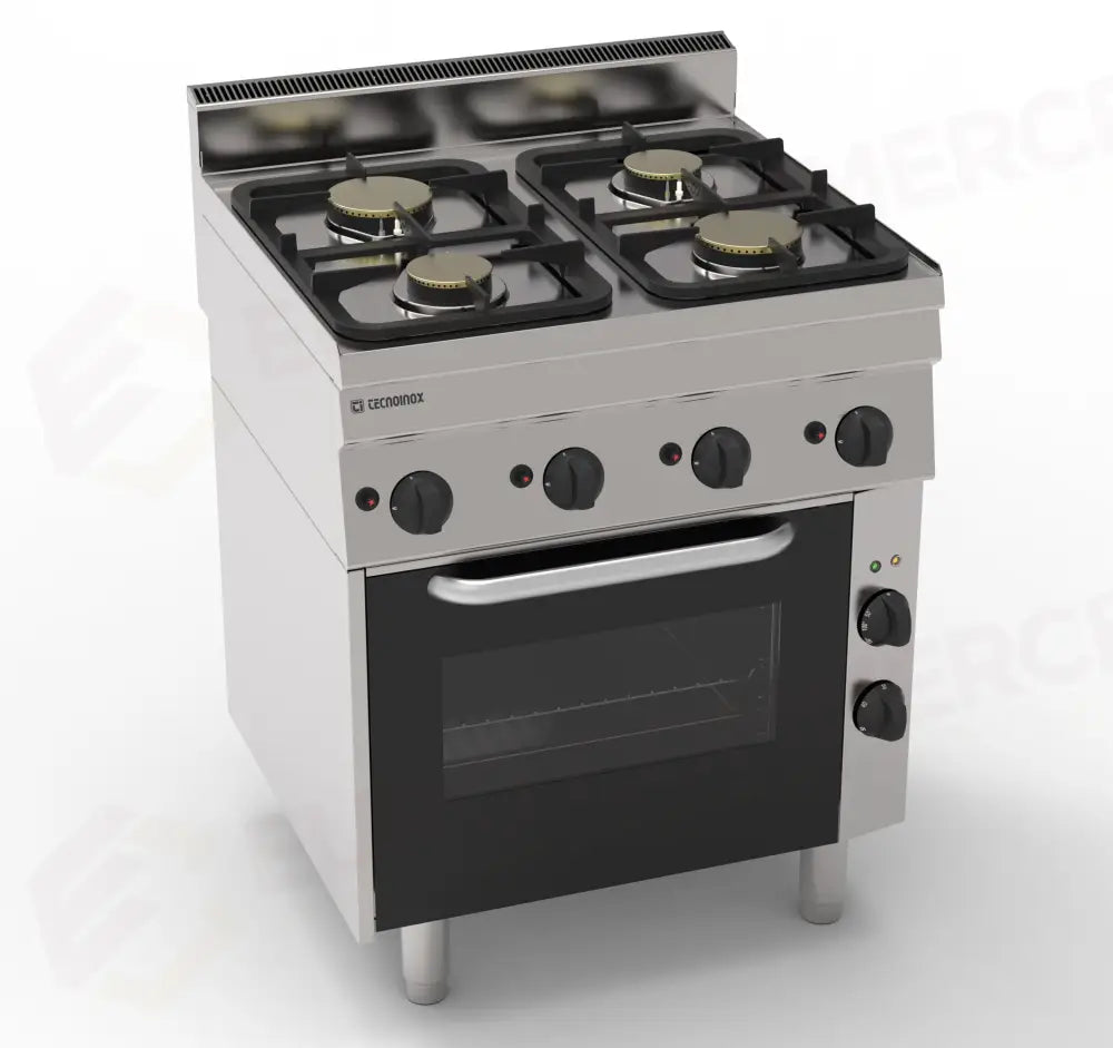 PIANO COTTURA 70G C/FORNO 60E MY18 - 123039 - TECNOINOX