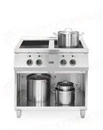 PIANO COTTURA A INDUZIONE 4 FUOCHI HENDI 2X3.5 KW HOBS & 2X5 400V/17000W 800X700X(H)311 - 240069