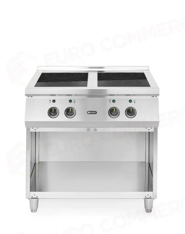 PIANO COTTURA A INDUZIONE, 4 FUOCHI, HENDI, 2X3.5 KW HOBS & 2X5 KW HOBS, 400V/17000W, 800X700X(H)311 - 240069