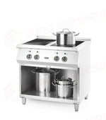 PIANO COTTURA A INDUZIONE 4 FUOCHI HENDI 2X3.5 KW HOBS & 2X5 400V/17000W 800X700X(H)311 - 240069