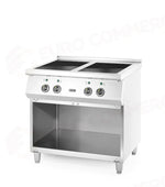 PIANO COTTURA A INDUZIONE 4 FUOCHI HENDI 2X3.5 KW HOBS & 2X5 400V/17000W 800X700X(H)311 - 240069