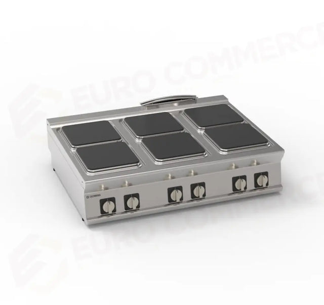 ELECTRIC HOB TOP WITH 6 SQUARE PLATES - 316005 - TECNOINOX
