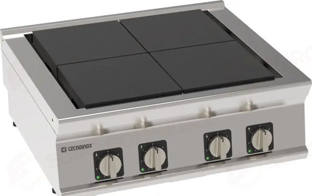 4-PLATE "U" ELECTRIC HOB - 716100 - TECNOINOX