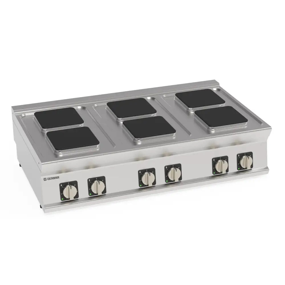PIANO COTTURA ELETTRICO TOP 6SQUARE - 716007 - TECNOINOX